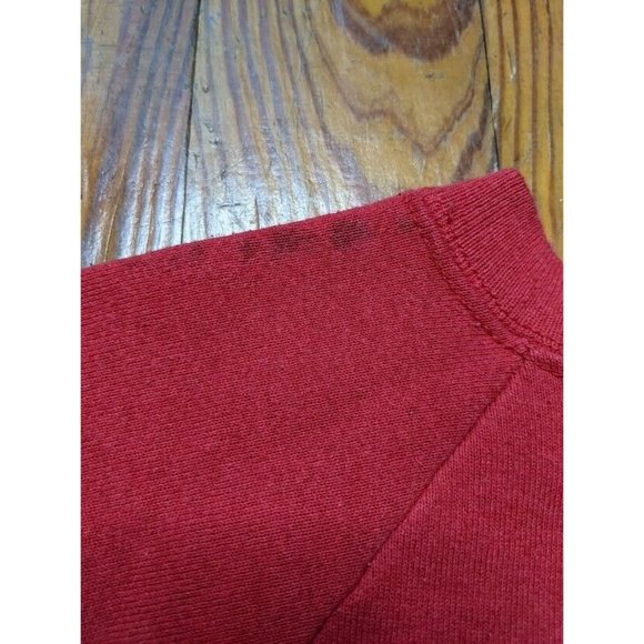 Vintage Chicago Sweatshirt Crewneck Medium Red Shirt Long Sleeve - Picture 8 of 9